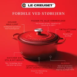 Discount Signature Rund Støbejernsgryde, , 4,2 L Gryder & Pander