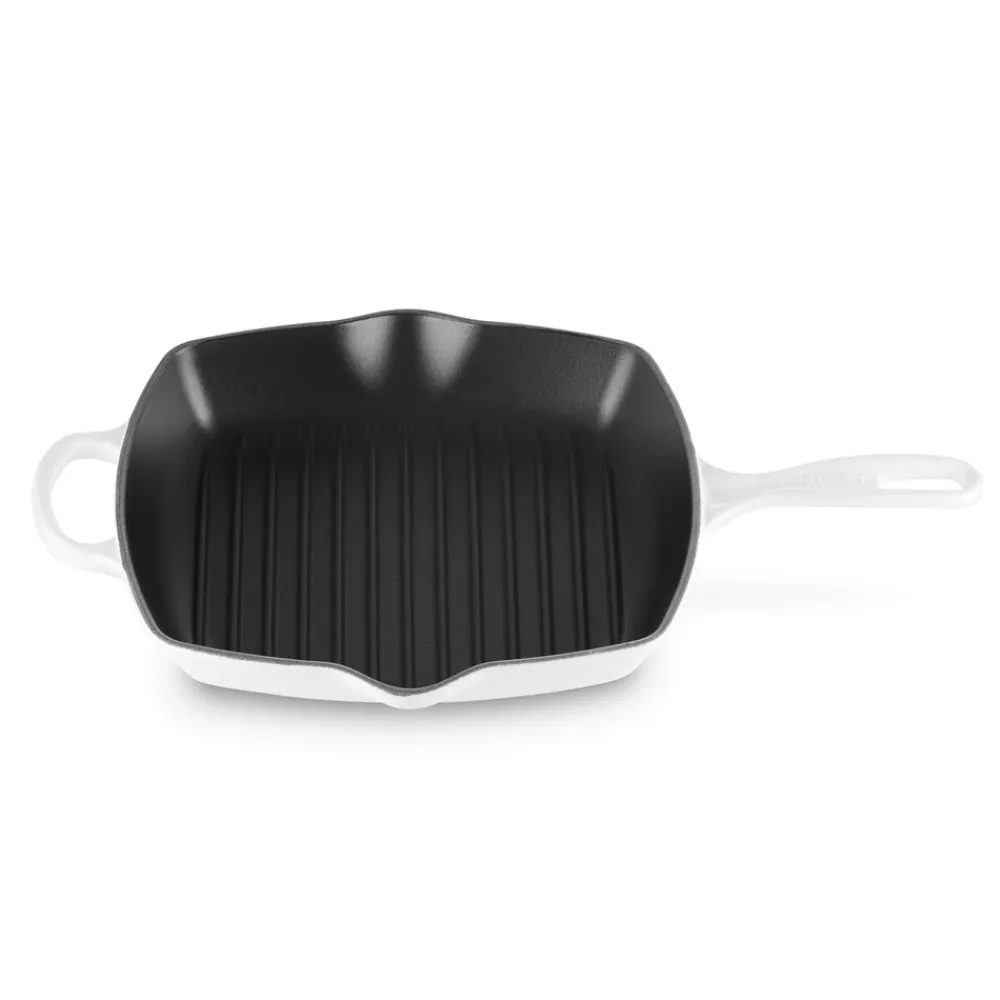 Le Creuset Signature Støbejerns Kvadratisk Grillpande, , 26x26 cm- Gryder & Pander