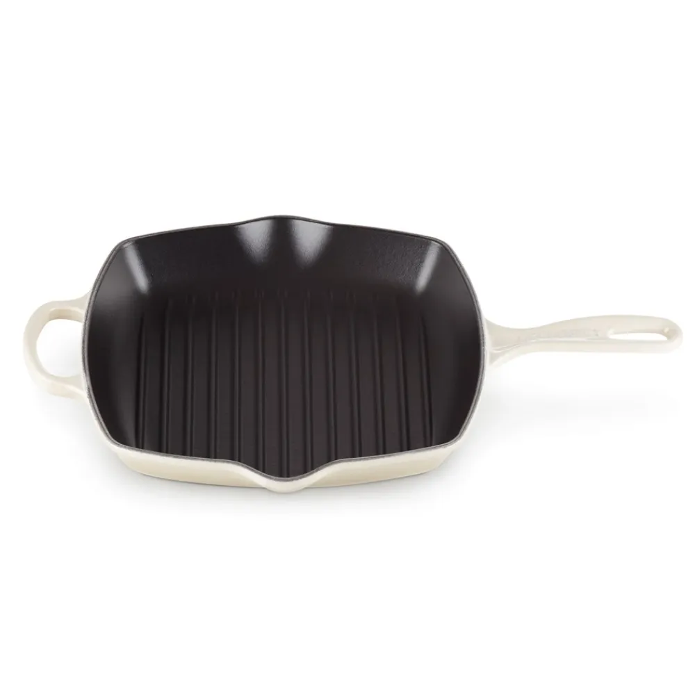 Le Creuset Signature Støbejerns Kvadratisk Grillpande, , 26x26 cm- Gryder & Pander