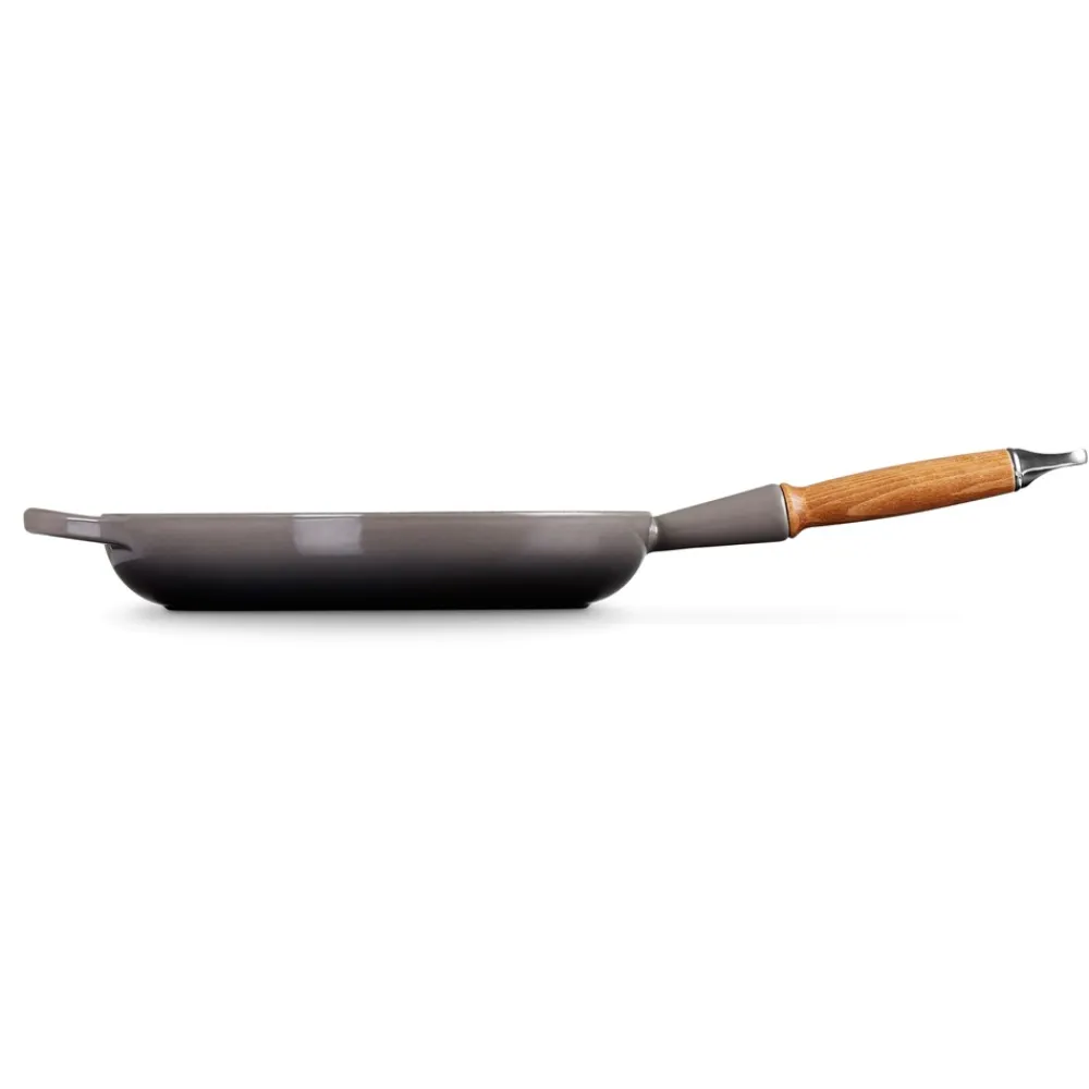 Le Creuset Signature Støbejerns Stegepande Med Træhåndtag, , Ø28 cm- Gryder & Pander