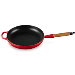 Clearance Signature Støbejerns Stegepande Med Træhåndtag, , Ø28 cm Gryder & Pander