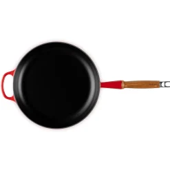Clearance Signature Støbejerns Stegepande Med Træhåndtag, , Ø28 cm Gryder & Pander