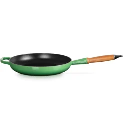 Hot Signature Støbejerns Stegepande Med Træhåndtag, , Ø28 cm Gryder & Pander