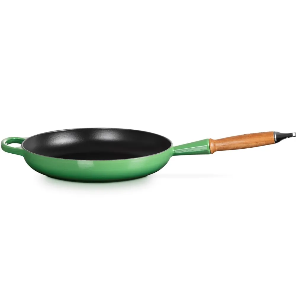 Hot Signature Støbejerns Stegepande Med Træhåndtag, , Ø28 cm Gryder & Pander