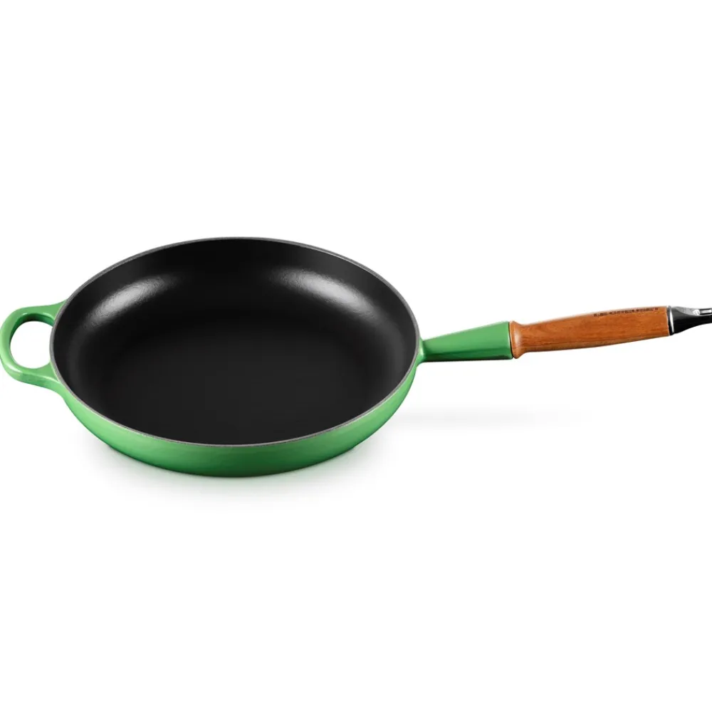Hot Signature Støbejerns Stegepande Med Træhåndtag, , Ø28 cm Gryder & Pander