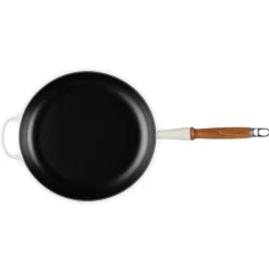 Le Creuset Signature Støbejerns Stegepande Med Træhåndtag, , Ø28 cm- Gryder & Pander