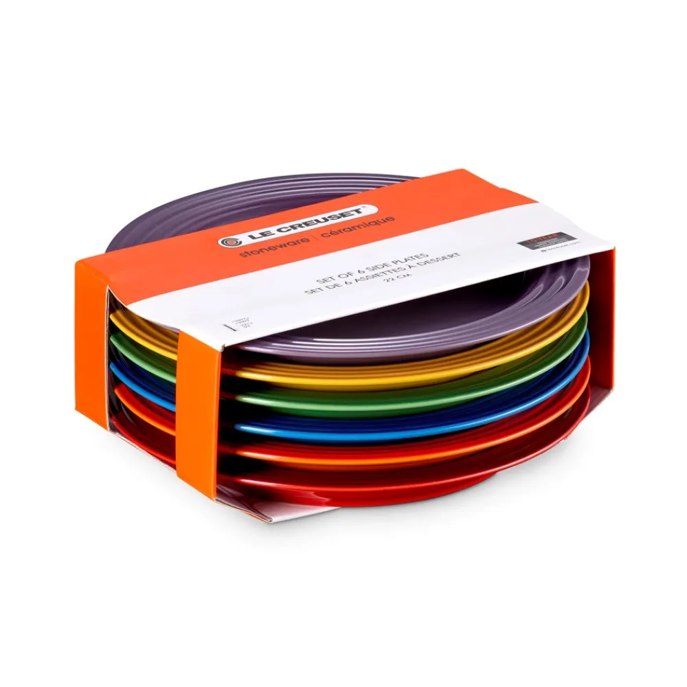 Le Creuset Signature Stenstøjs 6-pak Frokosttallerkener, , Ø22 cm- Tallerkener