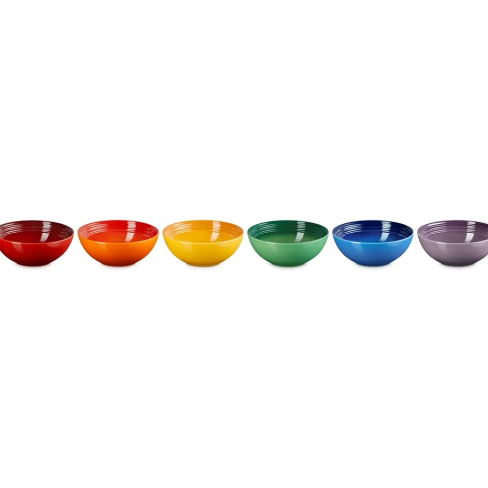 Le Creuset Signature Stentøjs 6-pak Dybe Tallerkner, , Ø16 cm- Tallerkener