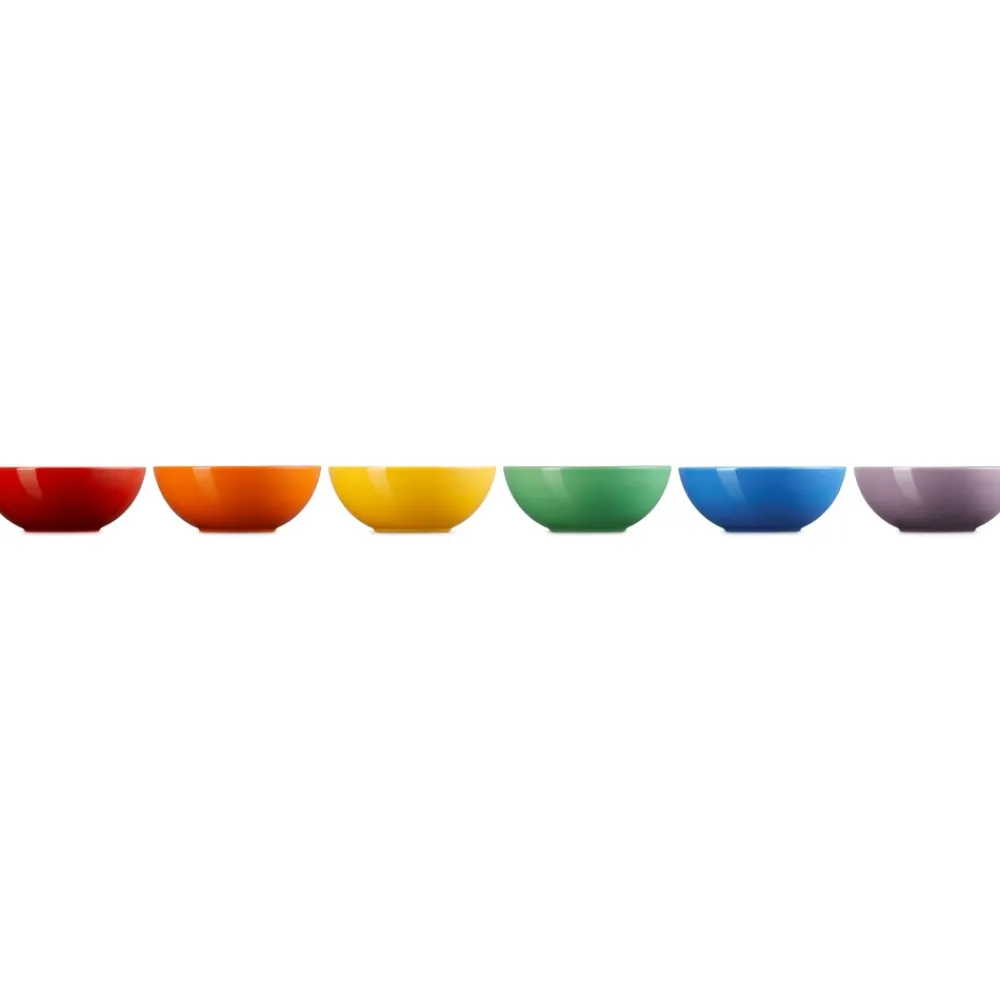 Le Creuset Signature Stentøjs 6-pak Dybe Tallerkner, , Ø16 cm- Tallerkener