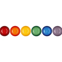 Le Creuset Signature Stentøjs 6-pak Dybe Tallerkner, , Ø16 cm- Tallerkener