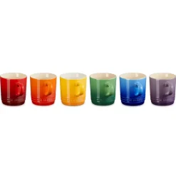 Le Creuset Signature Stentøjs 6-pak Kaffekrus, , 20 cl- Krus & Kopper