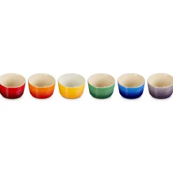 Le Creuset Signature Stentøjs 6-pak Ramekin, Ø7,8 cm- Fade & Skåle