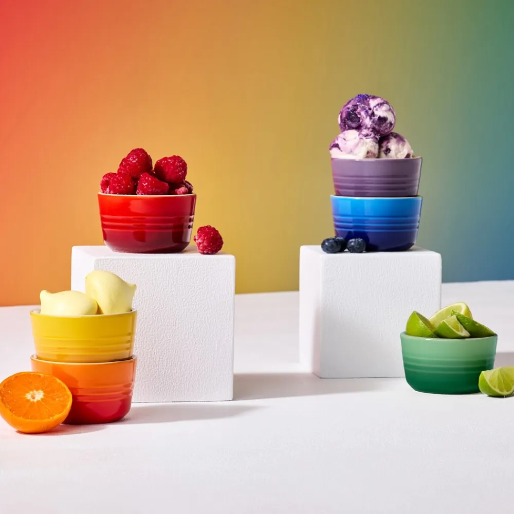 Le Creuset Signature Stentøjs 6-pak Ramekin, Ø7,8 cm- Fade & Skåle