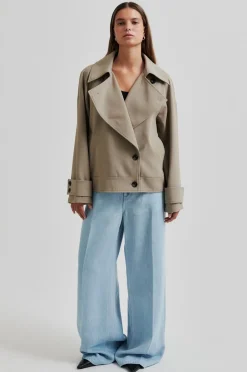 Second Female Silvie Trench Jakke, , XL-Dame Jakker & Frakker
