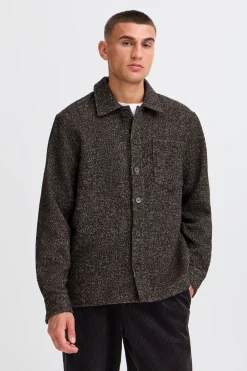 Solid Simeon Overshirt, , XL- Overshirts
