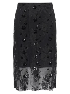 ONLY Sinna Lace Nederdel, , L-Dame Nederdele