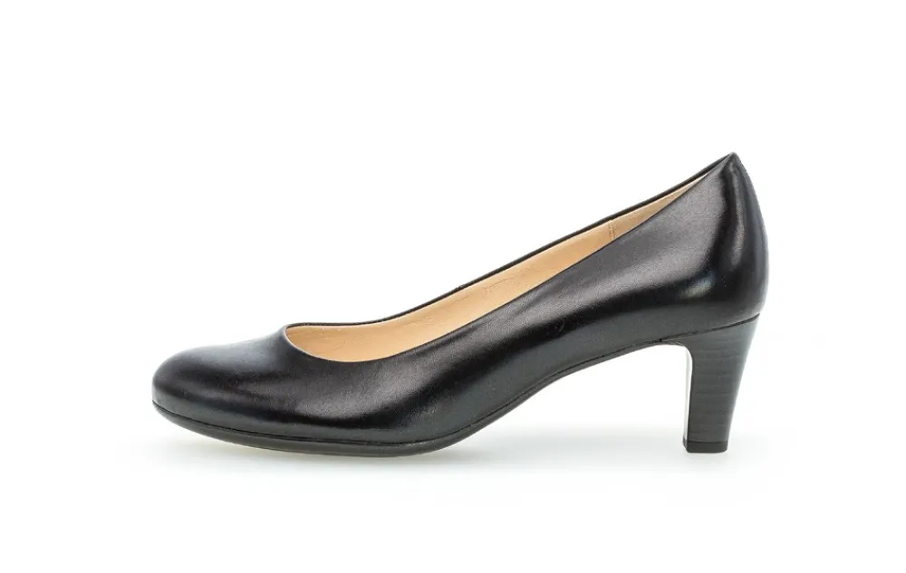 Outlet Skind Pumps, , 42 Dame Højhælede Sko