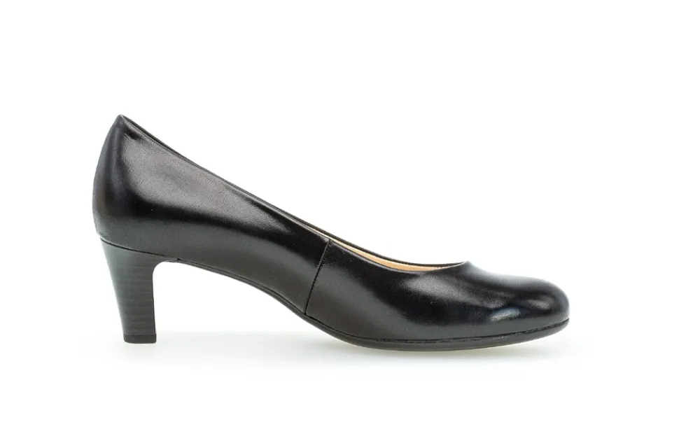 Outlet Skind Pumps, , 42 Dame Højhælede Sko