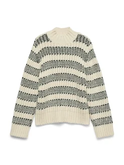 Vero Moda Skye Highneck Striktrøjer, , M-Dame Strik & Sweatshirts