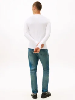 Hot Slim Fit Langærmet T-shirt, , L T-Shirts & Poloer