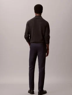 Calvin Klein Slim Sateen Chino Bukser, , W33/L32- Bukser & Chinos