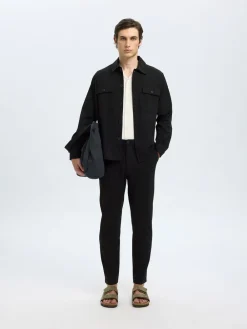 Selected Homme 172-Slim Tapered Lorent Flex Bukser, , L- Bukser & Chinos