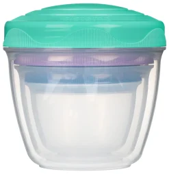 Sistema Snack 'N' Nest To Go 3-pak Plastikbøtte,- Opbevaring
