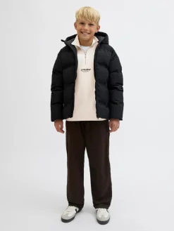 Jack & Jones Junior Soho Quarter Zip Sweatshirt, , 164 cm-Børn Strik & Sweatshirts