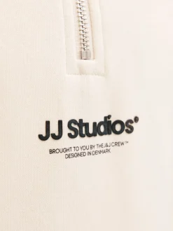 Jack & Jones Junior Soho Quarter Zip Sweatshirt, , 164 cm-Børn Strik & Sweatshirts