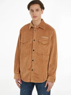 Solid Fløjls Overshirt, , S Overshirts