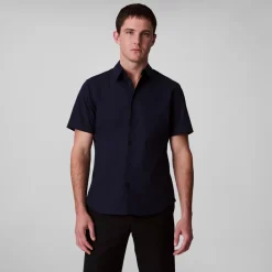 Calvin Klein Solid Strech Skjorte, , M- Skjorter