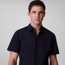 Calvin Klein Solid Strech Skjorte, , M- Skjorter
