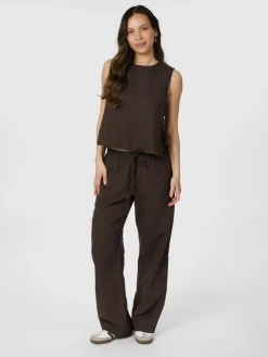 Neo Noir Sonar Linen Bukser, , 34-Dame Bukser & Leggings