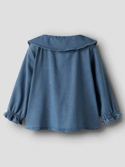 Name It Sophy Denim Skjorte, , 92 cm-Børn Skjorter