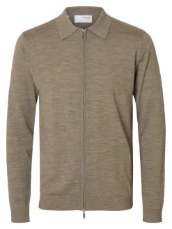 Selected Homme Soren Knit Zip Cardigan, , S- Cardigans