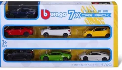 Bburago Special Edition 7-pak Biler-Børn Tog, Biler & Skibe