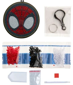 Spider-Man Diamond Painting Badge Børn Kreativ Leg