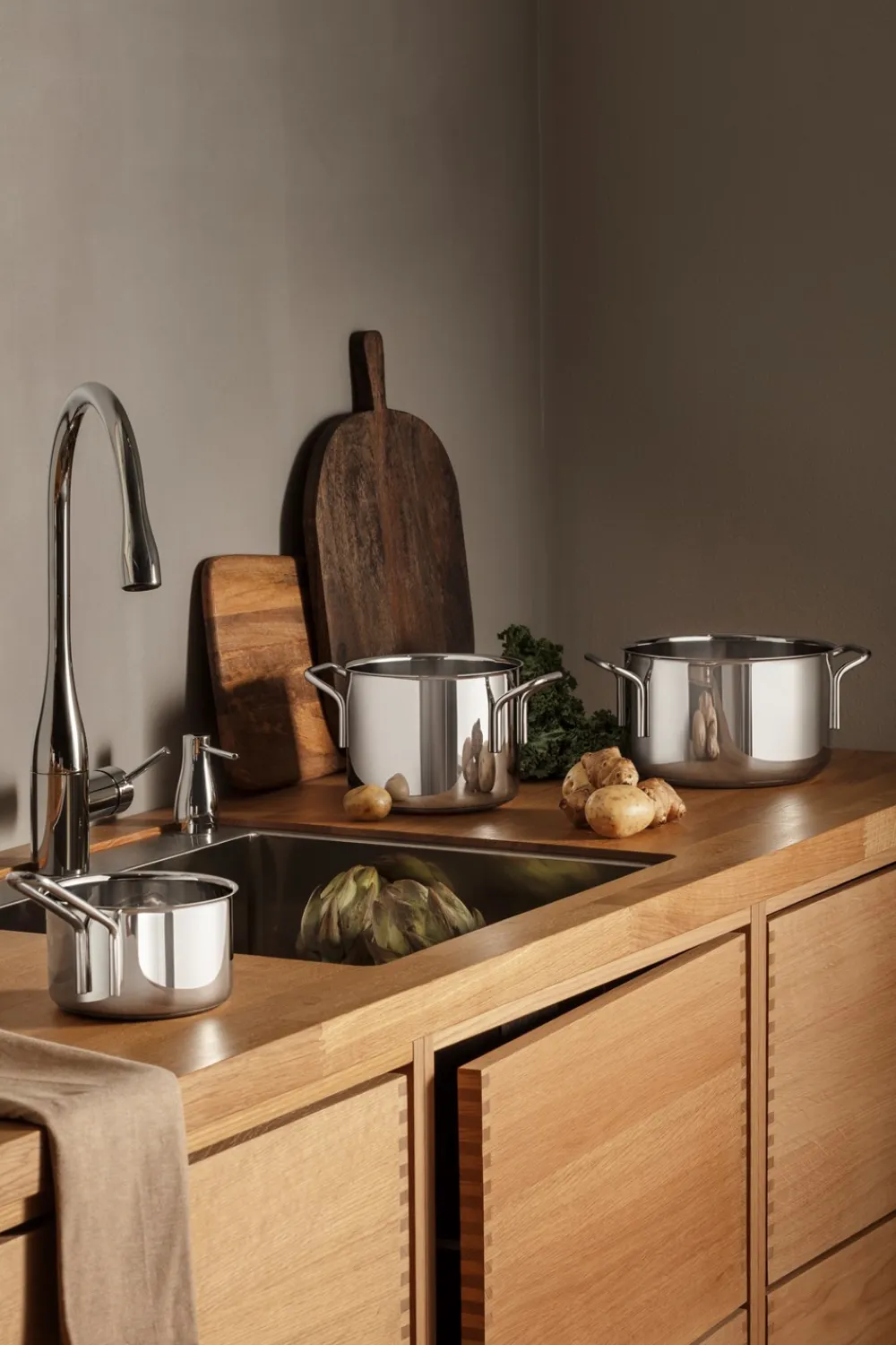Eva Trio Stainless Steel Gryde, 3,6 L- Køkken|Gryder & Pander