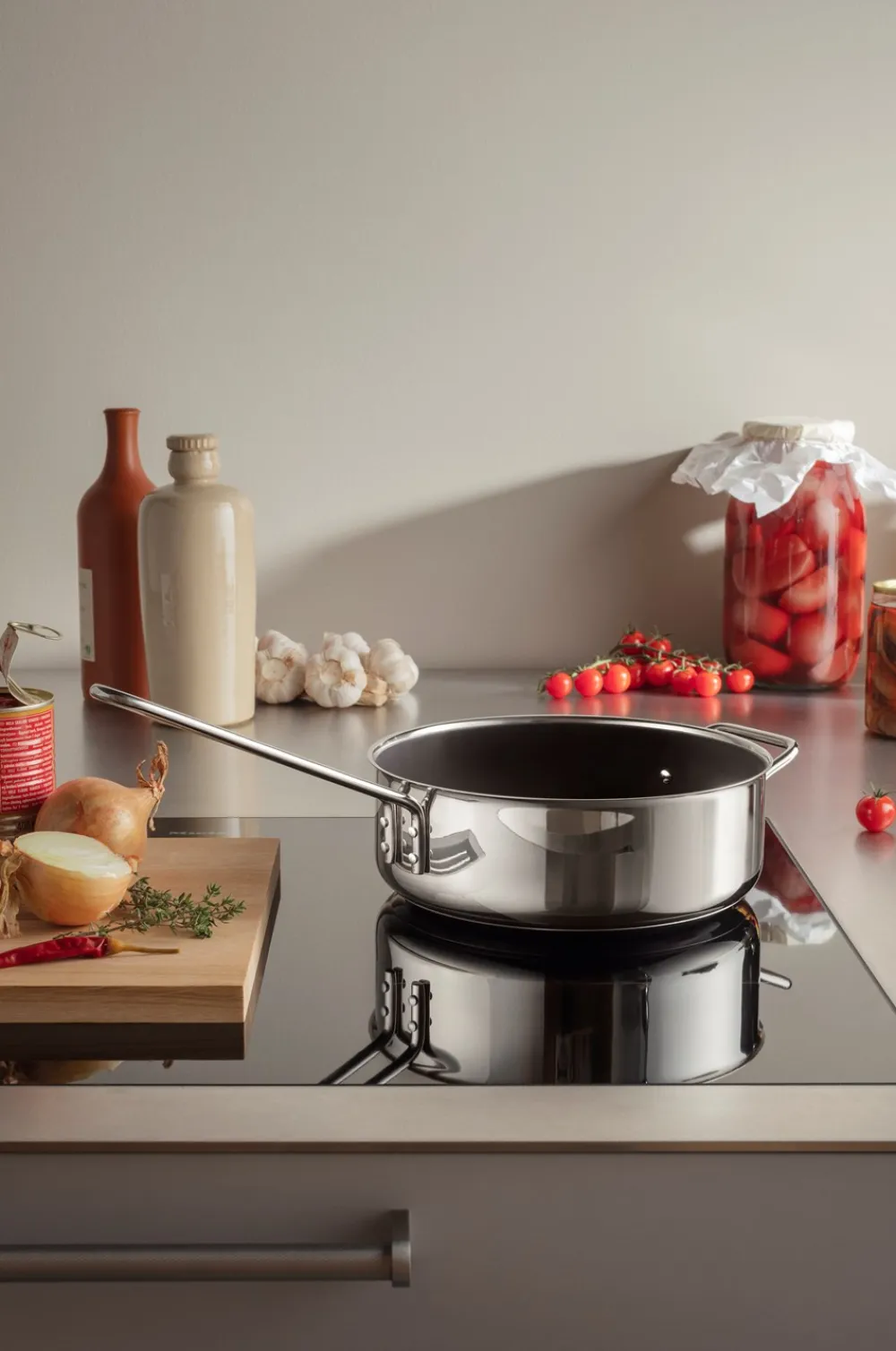 Hot Stainless Steel Keramisk Slip-Let Sauterpande, Ø24 cm Gryder & Pander