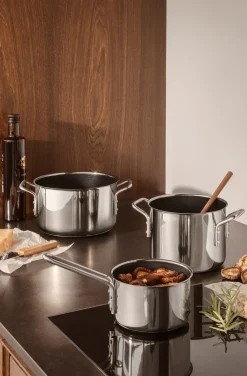 Sale Stainless Steel Keramisk Slip-Let Kasserolle, 1,1 L Gryder & Pander