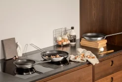 New Stainless Steel Slip-Let Stegepande, Ø20 cm Køkken|Gryder & Pander