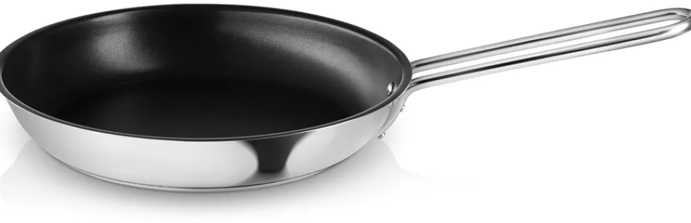 Eva Trio Stainless Steel Slip-Let Stegepande, Ø24 cm- Køkken|Gryder & Pander