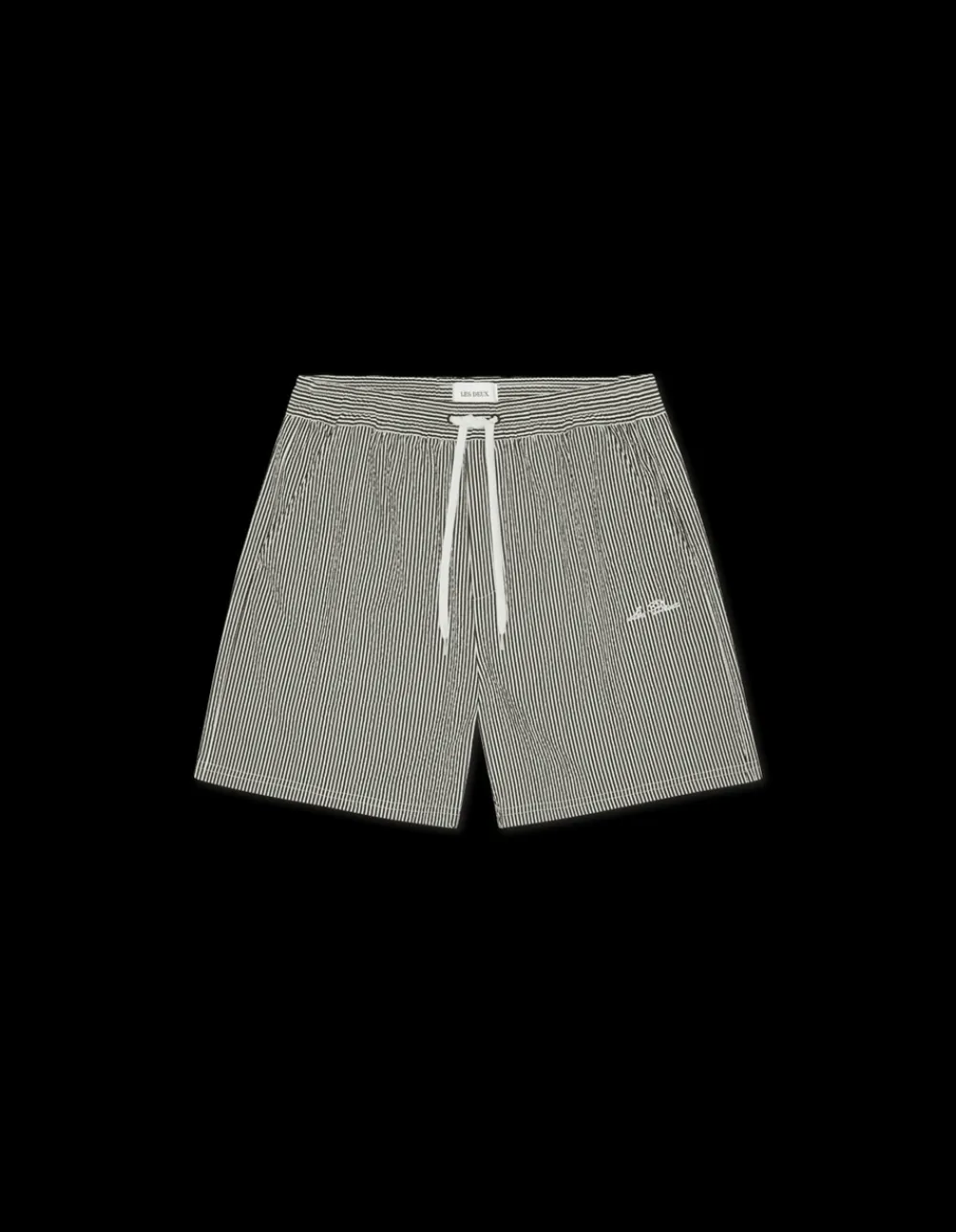New Stan Stripe Seersucker Badeshorts, , XXL Badetøj