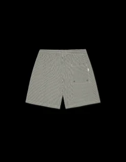 New Stan Stripe Seersucker Badeshorts, , XXL Badetøj