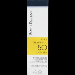 Beauté Pacifique Stay Beautiful 50 High SPF Solcreme, SFF 50, 50 ml- Solbeskyttelse