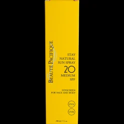 Hot Stay Natural Sun Oil Spray, SPF 20, 200 ml Solbeskyttelse