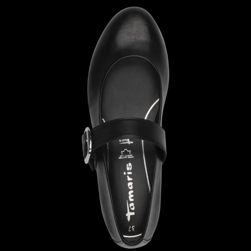 Tamaris Strap Ballerinasko, , 38-Dame Flade Sko|Ballerinaer