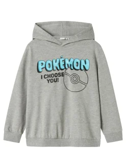 Name It Strek Pokemon Hættetrøje, , 116 cm-Børn Strik & Sweatshirts