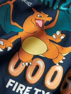 Outlet Strek Pokemon Hættetrøje, , 134-140 cm Børn Strik & Sweatshirts