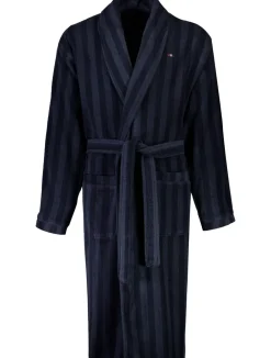 Stribet Morgenkåbe, , XL Nattøj